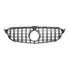 Car Front Bumper Grille for Mercedes-Benz Class C W205 2019-IN GTR Black HIgh Configuration,www.hongyangcorp.com,Car Front Bumper Grille for Mercedes-Benz Class C W205 2019-IN GTR Black HIgh Configuration