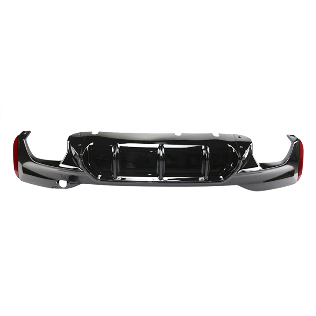 Black M5 Rear Bumper Diffuser Lip Fit for BMW 5 Series G30 2017+ Rear Diffuser