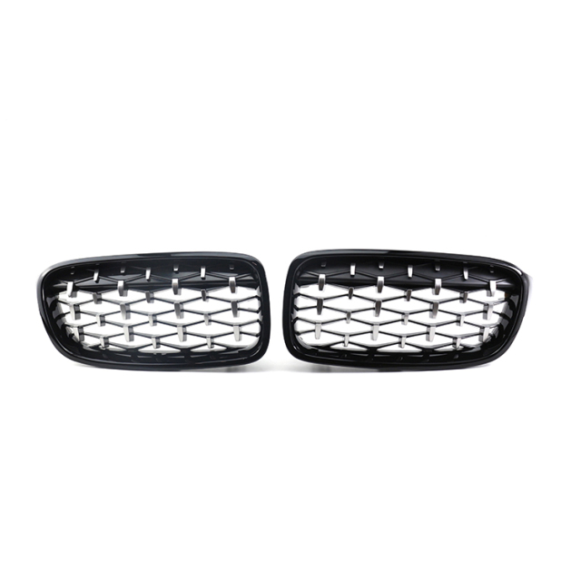 Car Exterior Accessories Design Auto Front Bumper Grille Diamond Black Frame with Chrome Point for BMW 3 Series F30 F35 2012-IN,www.hongyangcorp.com,Car Exterior Accessories Design Auto Front Bumper Grille Diamond Black Frame with Chrome Point for BMW 3 Series F30 F35 2012-IN