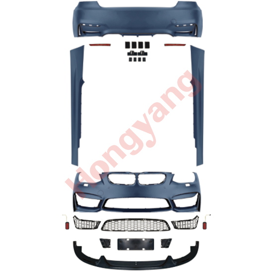 Car Body Kit Front Bumper for BMW 3Series E92 Modified to M4 2010-2013 With Fog Lamp Hole
