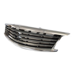 Auto Front Bumper Grille for Infiniti G25 G35 G37 Gloss Gray Inside Chrome Frame 62310-1NF1A
