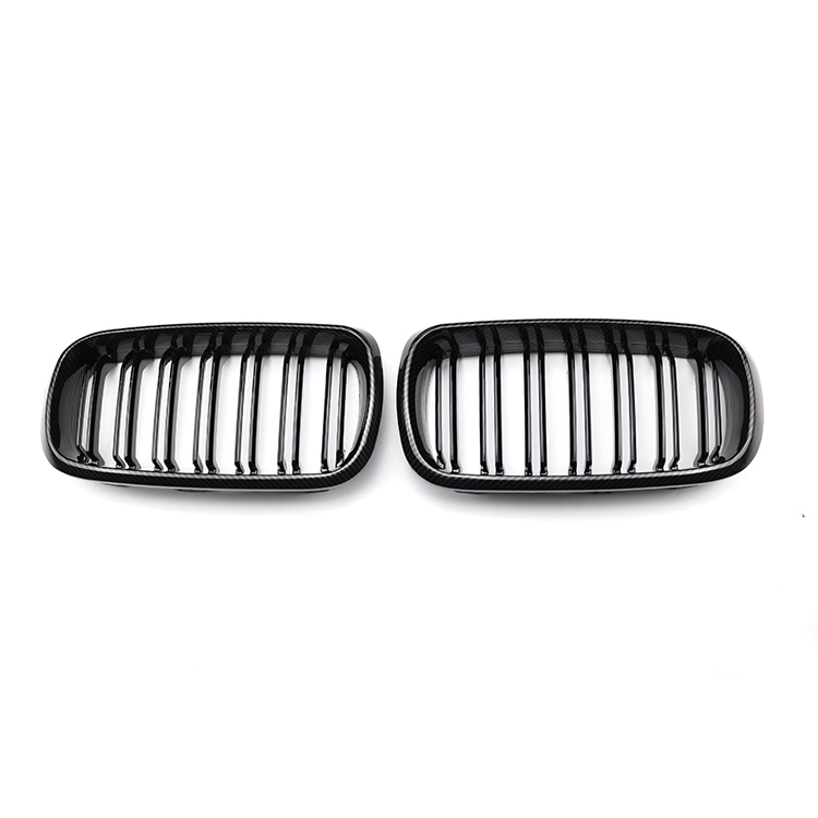 Auto Modified Carbon Look Dual Slat Repair Front Bumper Mesh Grille Car Front Grille Fit for BMW Series X5 F15 2013-2018,www.hongyangcorp.com,Auto Modified Carbon Look Dual Slat Repair Front Bumper Mesh Grille Car Front Grille Fit for BMW Series X5 F15 2013-2018