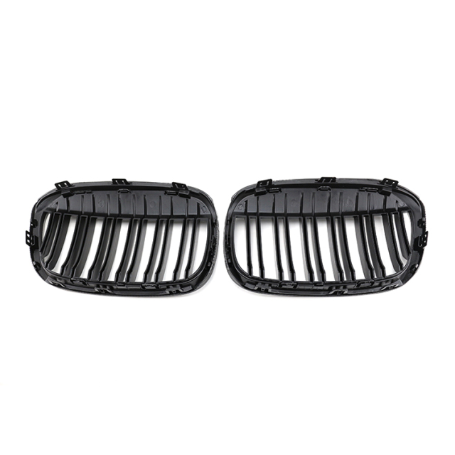 Vehicle Spare Parts Auto Parts Double Slat Gloss/Matte Black Car Front Grille for BMW X1 Series F48 F49 16-19