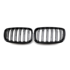 Car Front Wall Decor Accessories Double Slat Gloss/Matte Black Grille for BMW X5/X6 Series E70/E71 2008-2014,www.hongyangcorp.com,Car Front Wall Decor Accessories Double Slat Gloss/Matte Black Grille for BMW X5/X6 Series E70/E71 2008-2014