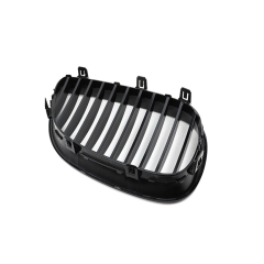 Car Bumper Grille for BMW 5 Series E60 2003-2010 Single Slat Gloss/Matte Black/Carbon Look/M Color