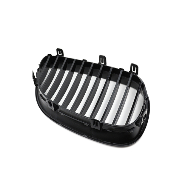 Car Bumper Grille for BMW 5 Series E60 2003-2010 Single Slat Gloss/Matte Black/Carbon Look/M Color