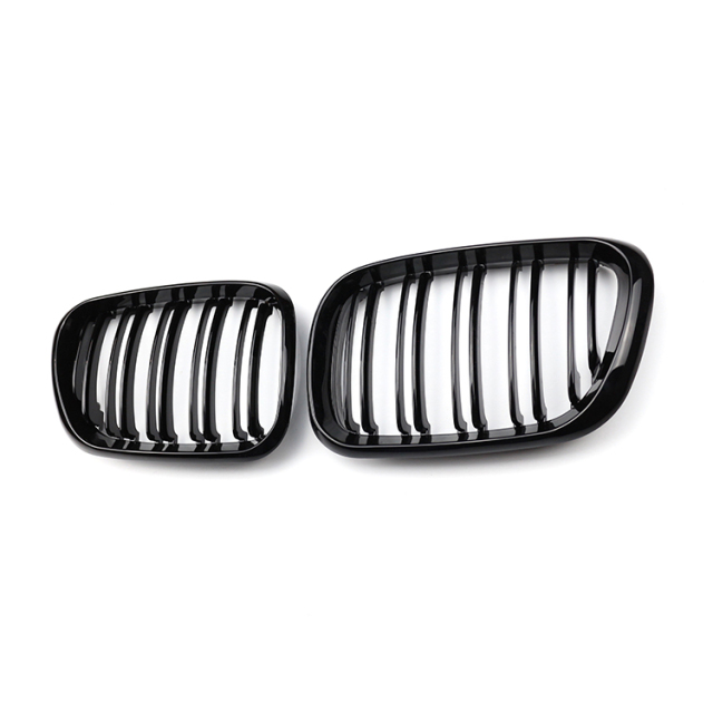 Vintage Car Body Parts Auto Parts Car Front Bumper Grille Double Slat Gloss/matte Black Car Grill for BMW X5 E53 99-03,www.hongyangcorp.com,Vintage Car Body Parts Auto Parts Car Front Bumper Grille Double Slat Gloss/matte Black Car Grill for BMW X5 E53 99-03