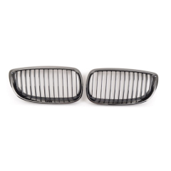E92/E93 10-13 Dual Slat Chrome Black