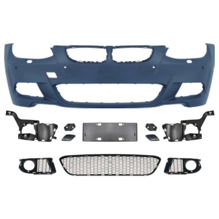 Car Body Kit Front Bumper Assy for BMW 3Series E92 Upgrade to M-Tech 2006-2009 With Fog Lamp Hole Style