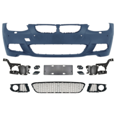 Car Body Kit Front Bumper Assy for BMW 3Series E92 Upgrade to M-Tech 2006-2009 With Fog Lamp Hole Style