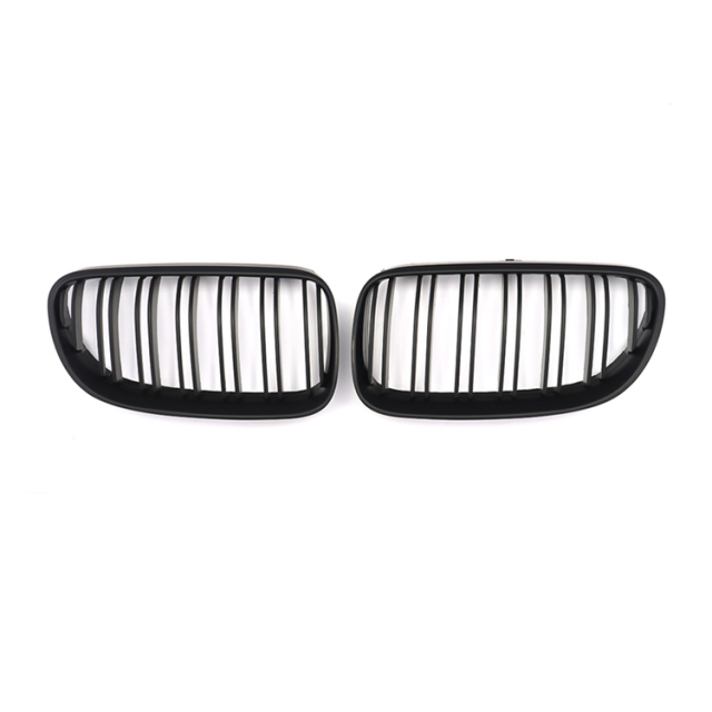Double Slat Matte Black