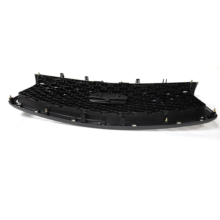 Car Front Bumper Grille for Infiniti Q50 2018-2024 Black Carbon Look Frame C/W 3 Holes 62310-6HH0C,www.hongyangcorp.com,Car Front Bumper Grille for Infiniti Q50 2018-2024 Black Carbon Look Frame C/W 3 Holes 62310-6HH0C
