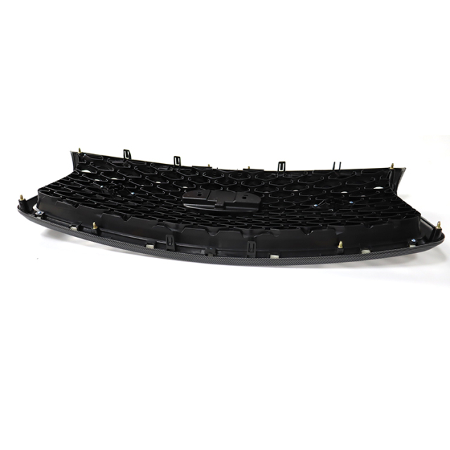 Car Front Bumper Grille for Infiniti Q50 2018-2024 Black Carbon Look Frame C/W 3 Holes 62310-6HH0C,www.hongyangcorp.com,Car Front Bumper Grille for Infiniti Q50 2018-2024 Black Carbon Look Frame C/W 3 Holes 62310-6HH0C