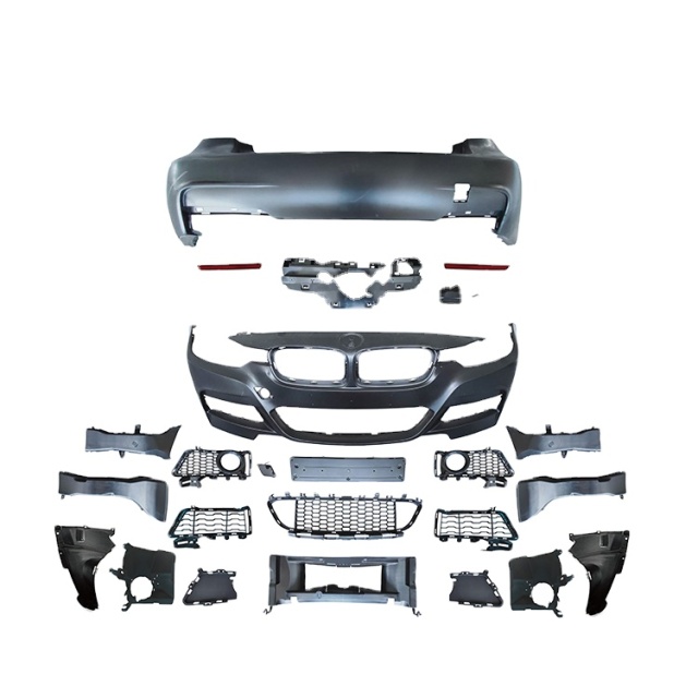 Chinese Car Accessories MT Style PP Body Kit for BMW 3 SERIES F30 F35 2012-2018 Car Front Bumper Fender Side Skirt