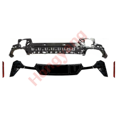 Car Bodykit Rear Bumper Rear Diffuser With Exhaust Pipe for BMW 3 Series G20 G28 Upgrade to 340D M-Tech 2023+