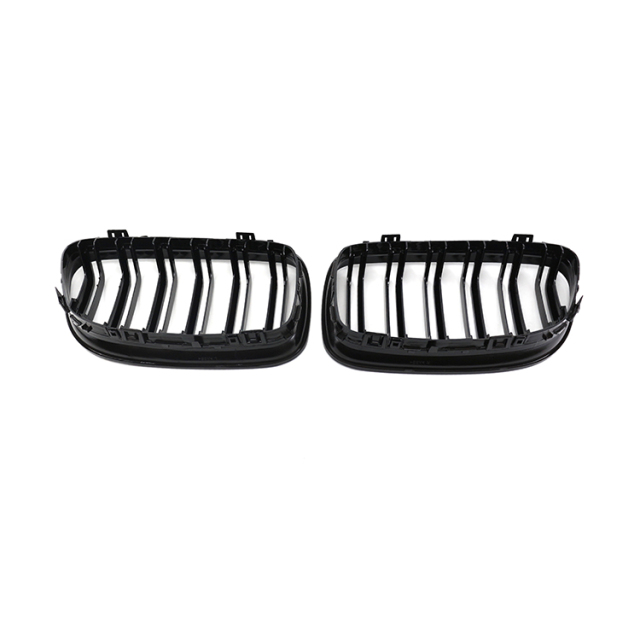 Full Range of Car Front Grille Double Slat Gloss Black Grill for BMW 3 Series E90 LCI 2008-2011