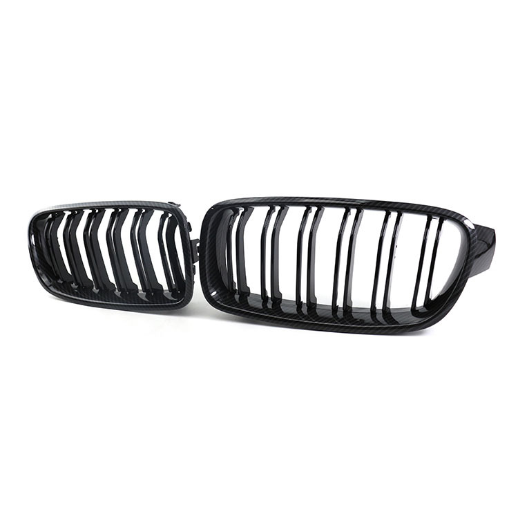 Car Parts Carbon Look Dual Slat Front Bumper Mesh Guard Grille Car Front Grille Fit for BMW Series 3 F30 2012,www.hongyangcorp.com,Car Parts Carbon Look Dual Slat Front Bumper Mesh Guard Grille Car Front Grille Fit for BMW Series 3 F30 2012