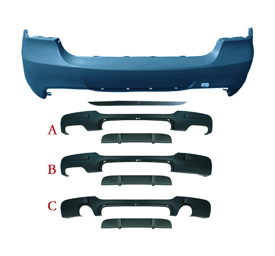 Auto Parts Car Body Kits Front Bumper Car Rear Bumper for BMW 3 Series E90 Upgrade to M-Tech 2009-2012 with Fog Lamp Hole,www.hongyangcorp.com,Auto Parts Car Body Kits Front Bumper Car Rear Bumper for BMW 3 Series E90 Upgrade to M-Tech 2009-2012 with Fog Lamp Hole