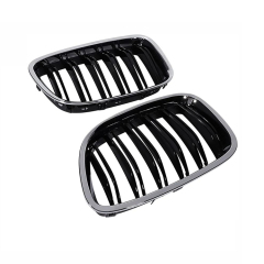 Good Quality Car Accessories Car Bumper Grille Double Slat Chrome Black for BMW 5 Series F07 GT 2009-2016,www.hongyangcorp.com,Good Quality Car Accessories Car Bumper Grille Double Slat Chrome Black for BMW 5 Series F07 GT 2009-2016