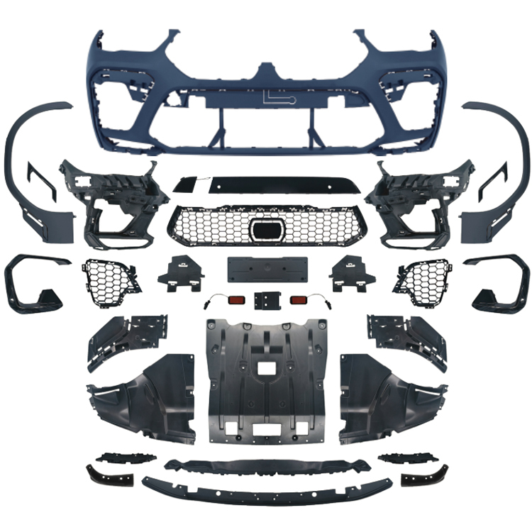 Car Auto Spare Parts Front Bumper Assy Grille Bodykit for BMW X6 Series G06 Modified to X6M 2020-2022,www.hongyangcorp.com,Car Auto Spare Parts Front Bumper Assy Grille Bodykit for BMW X6 Series G06 Modified to X6M 2020-2022