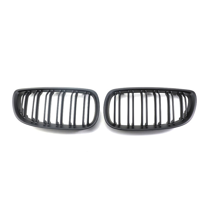 Auto Parts Matte Black Dual Slat Ornaments Front Bumper Mesh Net Grille Car Front Grille Fit for BMW Series 3 E92 2006-2009,www.hongyangcorp.com,Auto Parts Matte Black Dual Slat Ornaments Front Bumper Mesh Net Grille Car Front Grille Fit for BMW Series 3 E92 2006-2009