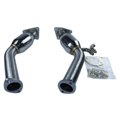 Car Exhaust Down Pipes Car Exhaust Down Pipes for Infiniti Q50 G37 2008-2014 3.7L Engine With Muffler With Resonator