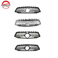 Spare Parts Diamond Style Black Insert Car Camera Hole Front Bumper Grille for Mercedes Benz Class a W177 2019,www.hongyangcorp.com,Spare Parts Diamond Style Black Insert Car Camera Hole Front Bumper Grille for Mercedes Benz Class a W177 2019