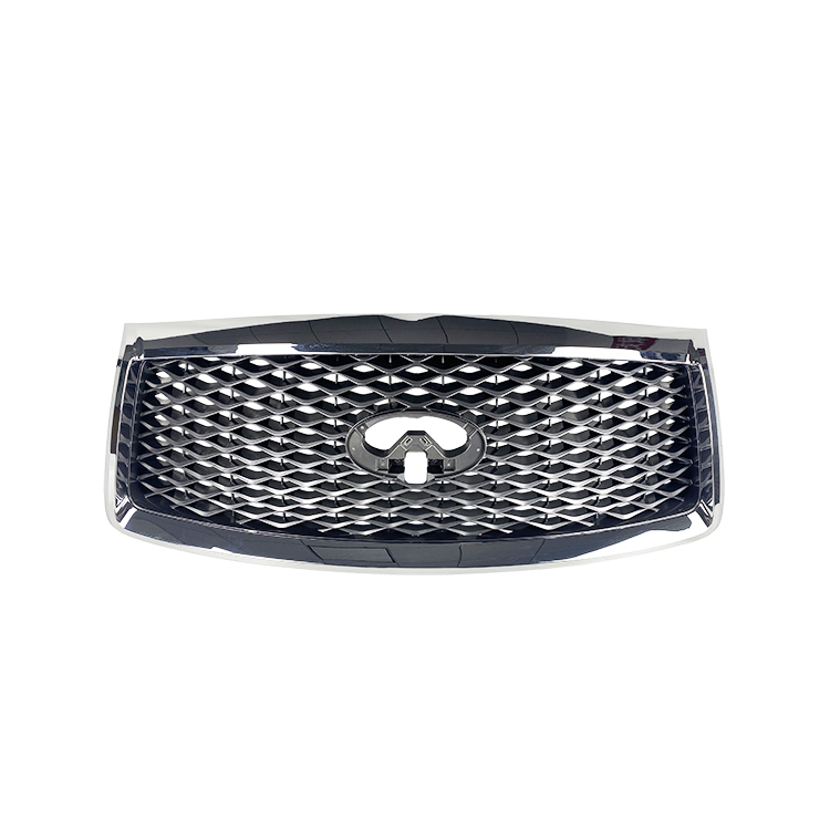 Auto Parts Front Bumper Grille for Infiniti QX80 2018-2022 Chromed Car Body Kit Grille 62310-6GW0A