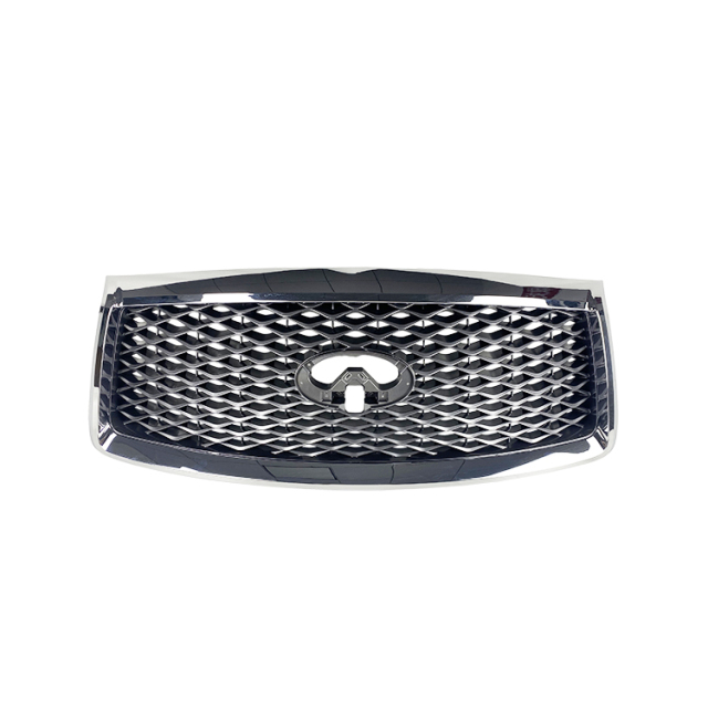 Auto Parts Front Bumper Grille for Infiniti QX80 2018-2022 Chromed Car Body Kit Grille 62310-6GW0A