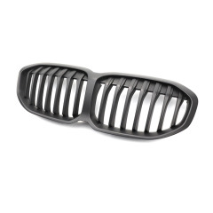 Hot Sale Matte Black Single Slat Front Bumper Radiator Mesh Grille Car Front Grille Fit for BMW Series 1 F40 2020
