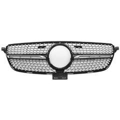 Car Accessories Car Grille for Mercedes Benz GLE W166 2016-2019 Diamond GTR Black Silver,www.hongyangcorp.com,Car Accessories Car Grille for Mercedes Benz GLE W166 2016-2019 Diamond GTR Black Silver