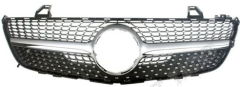 Vehicle Spare Accessories Car Front Grille for Benz SL R231 2013-2016 GTR Black Silver,www.hongyangcorp.com,Vehicle Spare Accessories Car Front Grille for Benz SL R231 2013-2016 GTR Black Silver