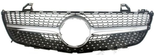 Vehicle Spare Accessories Car Front Grille for Benz SL R231 2013-2016 GTR Black Silver,www.hongyangcorp.com,Vehicle Spare Accessories Car Front Grille for Benz SL R231 2013-2016 GTR Black Silver