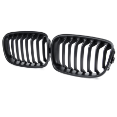 Car Spare Parts Trade Single Slat Gloss Black M Color Grill Grille for BMW 1 Series F20 2012-2014,www.hongyangcorp.com,Car Spare Parts Trade Single Slat Gloss Black M Color Grill Grille for BMW 1 Series F20 2012-2014