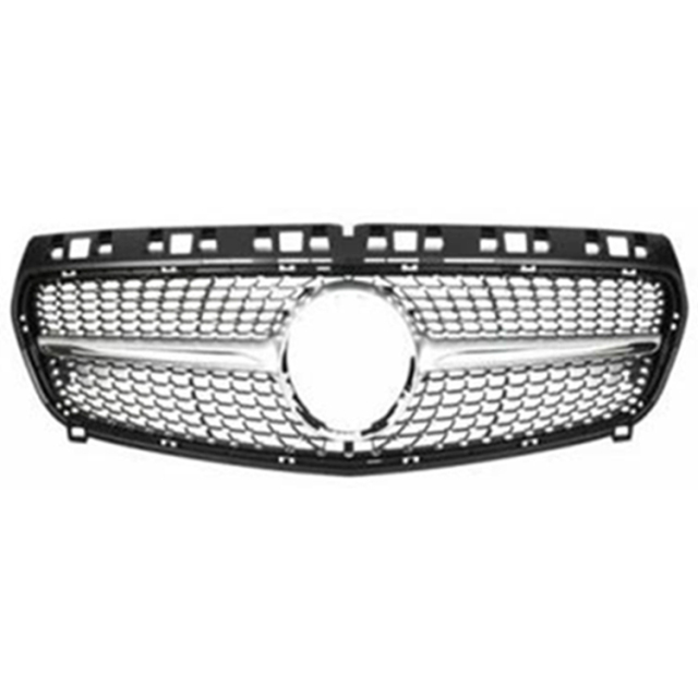 Black Sliver GTR Car Bumper Grille Fit for Mercedes Benz a Class W176 2013-2018 Mesh Front Grille,www.hongyangcorp.com,Black Sliver GTR Car Bumper Grille Fit for Mercedes Benz a Class W176 2013-2018 Mesh Front Grille