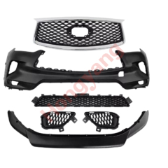 Car Bumper Car Complete Front Bumper Cover W/Grill Set for Infiniti QX50 2019-2021 62022-5NA0H