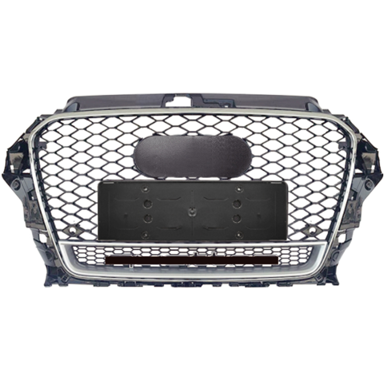 Car Auto Spare Parts Bodykit Grille for Audi A3 Upgrade to RS3 Silver 2014 2015 2016,www.hongyangcorp.com,Car Auto Spare Parts Bodykit Grille for Audi A3 Upgrade to RS3 Silver 2014 2015 2016