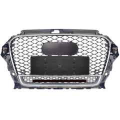Car Auto Spare Parts Bodykit Grille for Audi A3 Upgrade to RS3 Silver 2014 2015 2016,www.hongyangcorp.com,Car Auto Spare Parts Bodykit Grille for Audi A3 Upgrade to RS3 Silver 2014 2015 2016