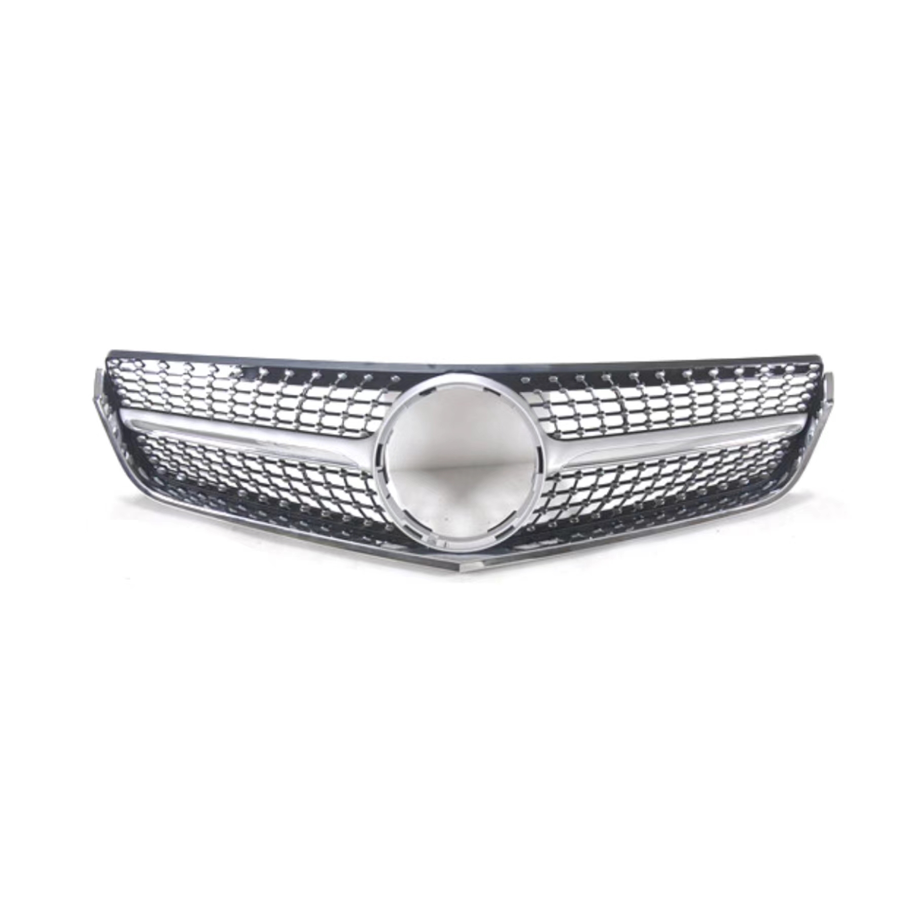 Car Exterior Accessories Bumper Grille for Mercedes Benz E Class W207 2014-2016 Diamond GTR Style Black Silver,www.hongyangcorp.com,Car Exterior Accessories Bumper Grille for Mercedes Benz E Class W207 2014-2016 Diamond GTR Style Black Silver