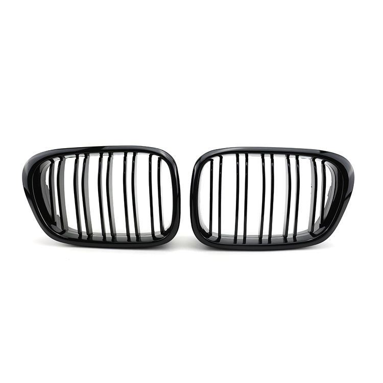 Factory Directly Replacement Car Accessories Front Bumper Grille for BMW 5 Series E39 Double Slat Gloss Black