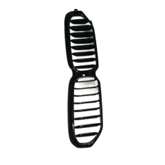 Carbon Look Dual Slat Paint Replacement Front Bumper Mesh Radiator Grille Car Front Grille Fit for BMW Series 5 G30 2020