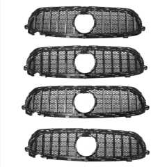 Car Accessory Mesh Grille for Benz C W204 2007-2014 GTR Black,www.hongyangcorp.com,Car Accessory Mesh Grille for Benz C W204 2007-2014 GTR Black