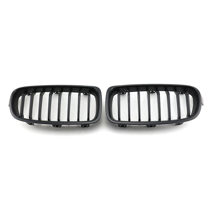 Auto Parts Matte Black Single Slat Inserts Front Bumper Mesh Grille Car Front Grille Fit for BMW Series 3 F30 2012,www.hongyangcorp.com,Auto Parts Matte Black Single Slat Inserts Front Bumper Mesh Grille Car Front Grille Fit for BMW Series 3 F30 2012