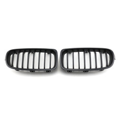 Auto Parts Matte Black Single Slat Inserts Front Bumper Mesh Grille Car Front Grille Fit for BMW Series 3 F30 2012,www.hongyangcorp.com,Auto Parts Matte Black Single Slat Inserts Front Bumper Mesh Grille Car Front Grille Fit for BMW Series 3 F30 2012