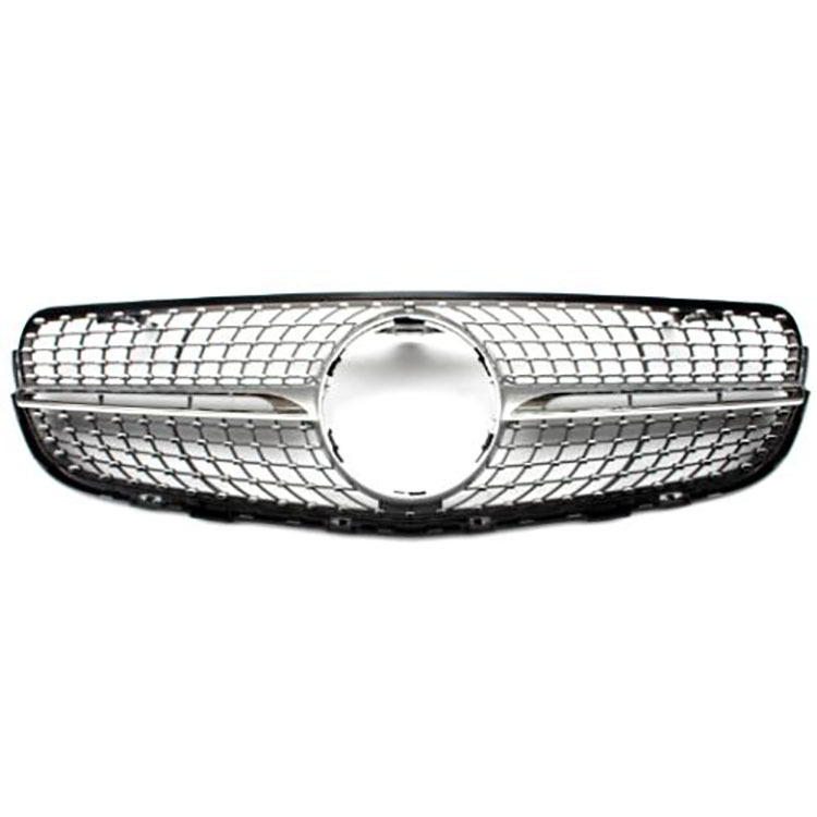 High/Low Configuration  ABS Diamond Car Grille for Mercedes Benz GLC Series X253 2015-2019,www.hongyangcorp.com,High/Low Configuration  ABS Diamond Car Grille for Mercedes Benz GLC Series X253 2015-2019