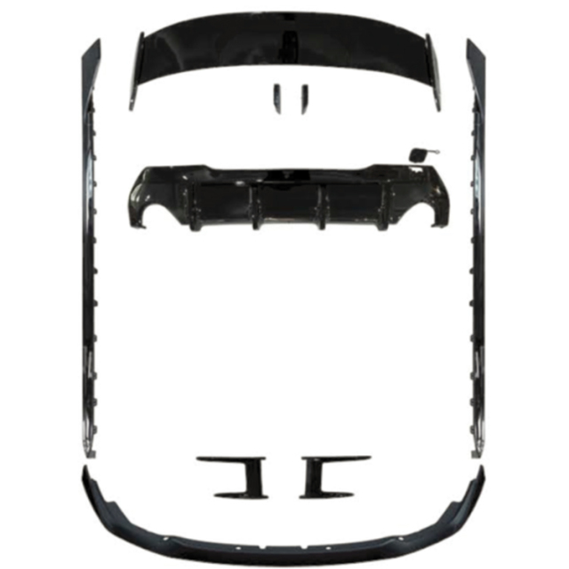 Vehicle Spare Parts Car Rear Diffuser Grille Bodykit for BMW 1 Series F40 Modified to M-Performance 2019-2023