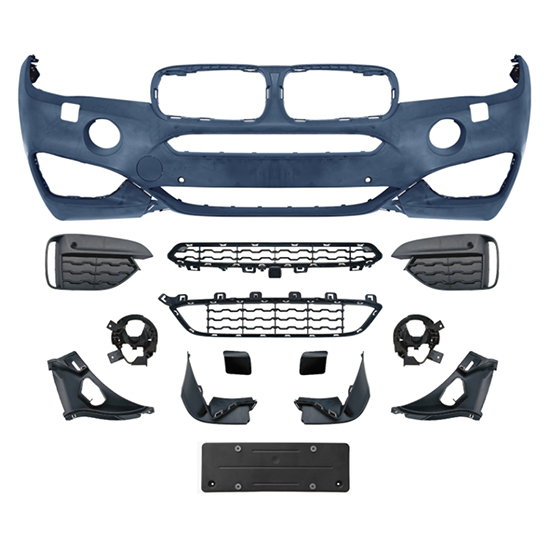Auto Spare Parts Front Bumper Front Lip Spoiler Bodykit for BMW X6 Series F16 Modified to M-Tech 2014-2018,www.hongyangcorp.com,Auto Spare Parts Front Bumper Front Lip Spoiler Bodykit for BMW X6 Series F16 Modified to M-Tech 2014-2018