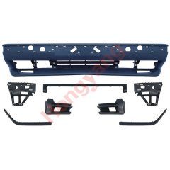 Auto Car Front Bumper Assy Grille Bodykit for BMW 5Series E34 Upgrade to M Tech/M5 1988-1995 Front Bumper Assy