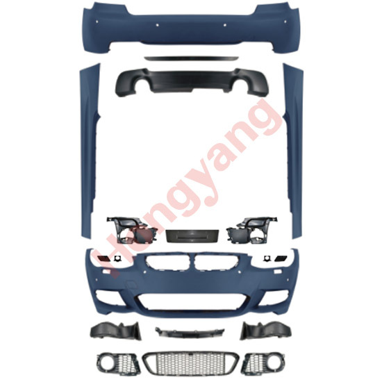 Car Body Kit Rear Bumper Car Front Bumper for BMW 3Series E92 Upgrade to M-Tech 2010-2013