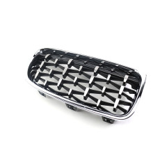 Diamond Chrome Frame With Chrome Point Classic Radiator Front Bumper Mesh Grille Fit for BMW 3 Series F30 F35 2012-IN,www.hongyangcorp.com,Diamond Chrome Frame With Chrome Point Classic Radiator Front Bumper Mesh Grille Fit for BMW 3 Series F30 F35 2012-IN